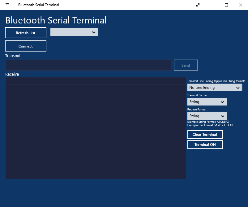 Windows 10 Serial Terminal